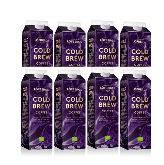 Cold Brew Coffee 1 L Luomu (8kpl)