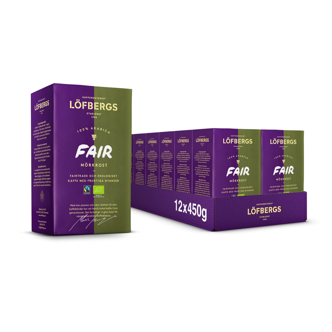 Fair Dark Roast 400g Luomu - 12 kpl - Suodatinkahvi