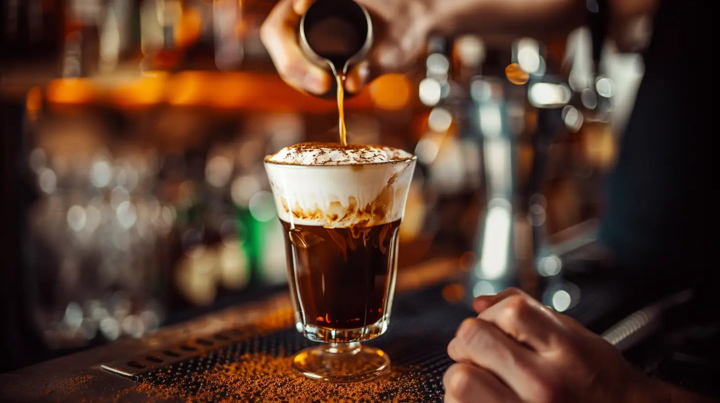 Kuinka valmistaa Irish Coffee ja mistä se on peräisin?