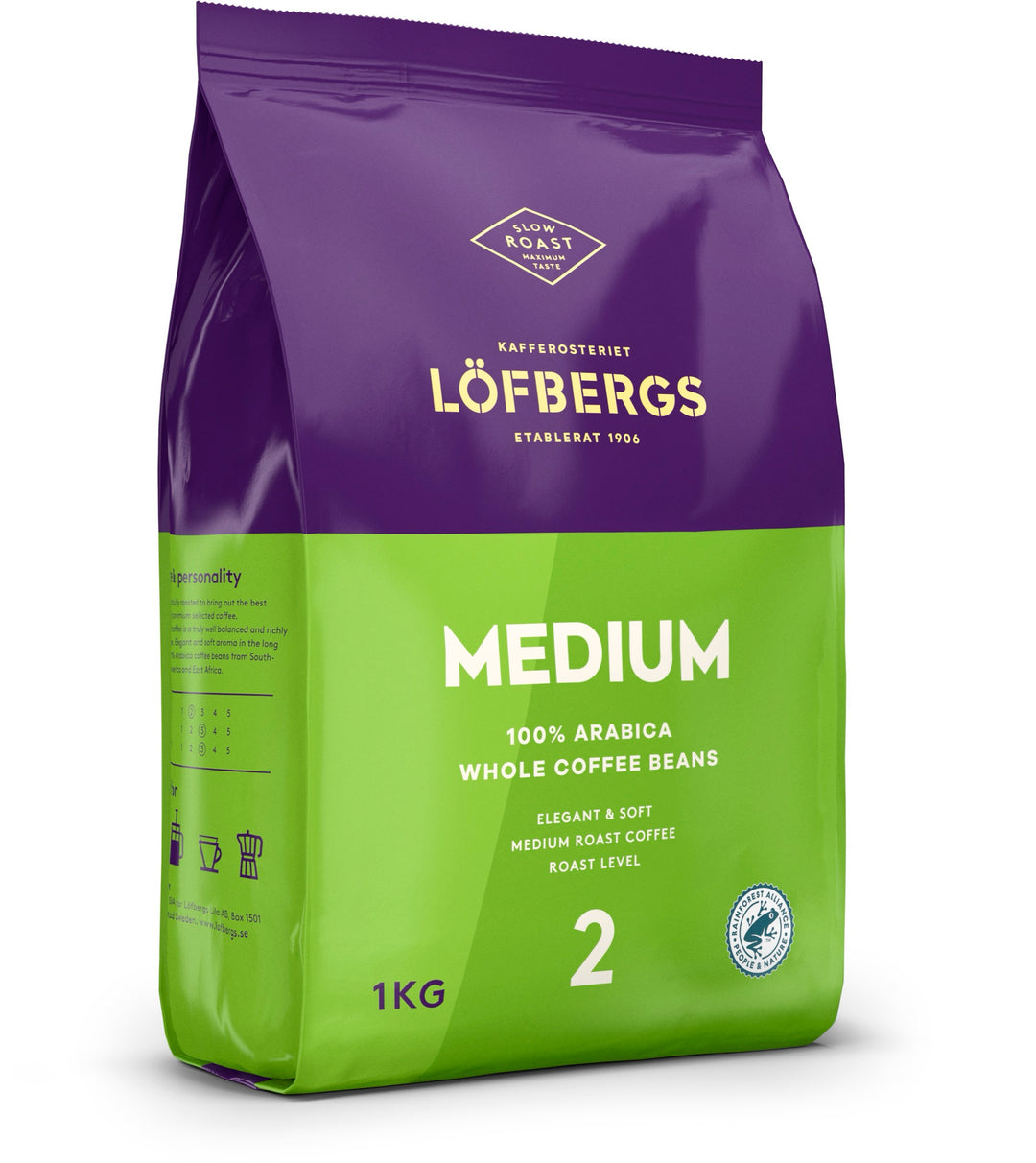 Medium Roast kahvipavut 1kg (uusi pakkaus)