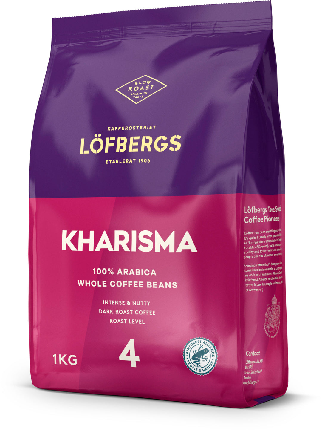 Kharisma kahvipavut 1kg (uusi pakkaus)