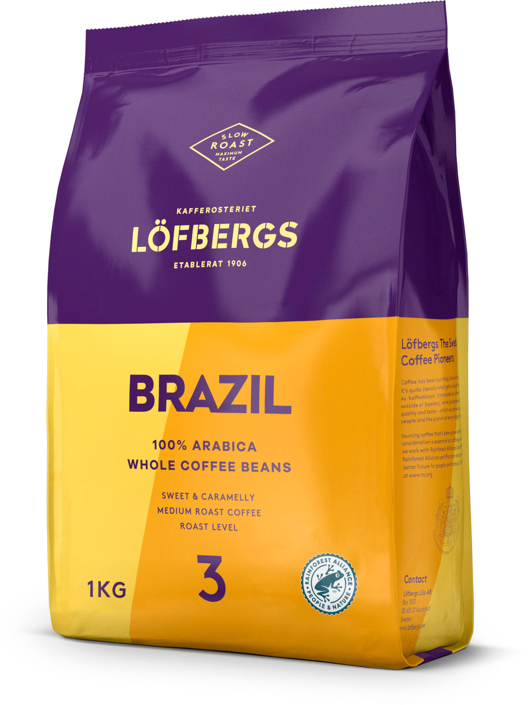 Brazil Medium Roast 1kg papukahvi - 4kpl