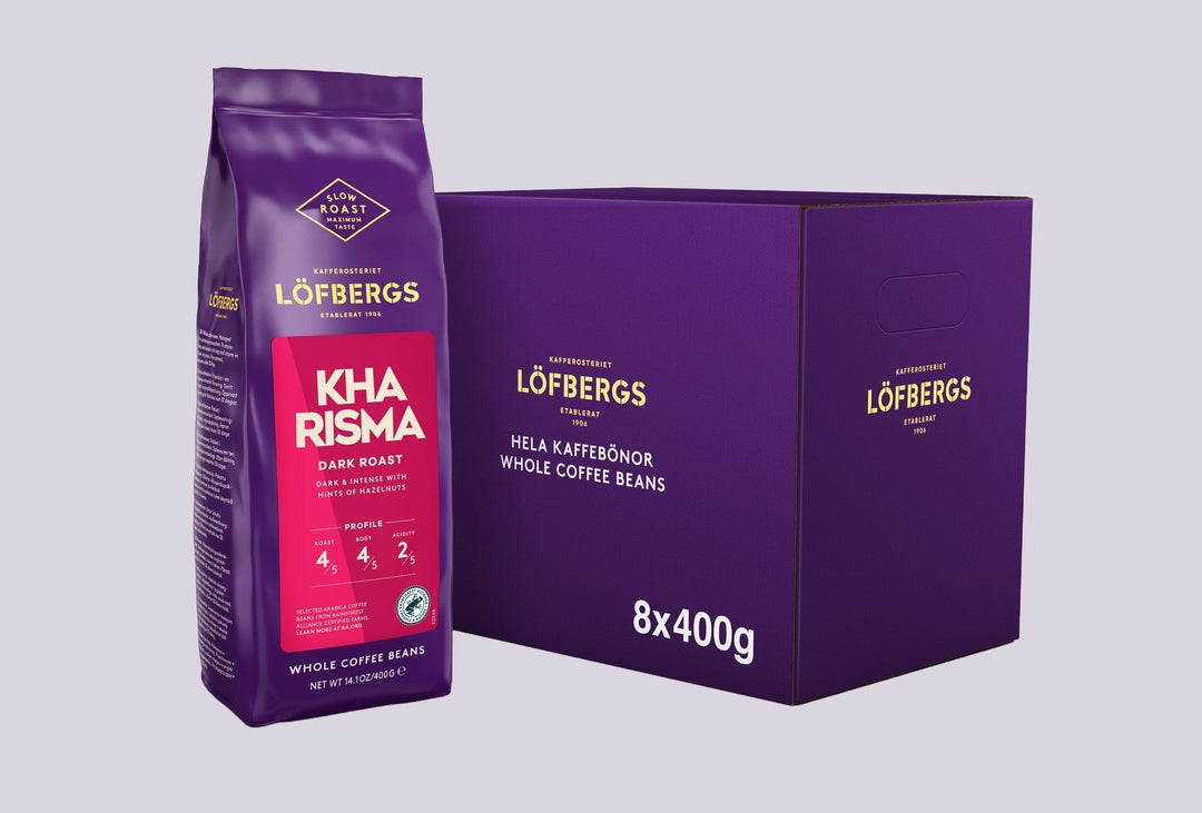 Kharisma kahvipavut - 8 x 400g