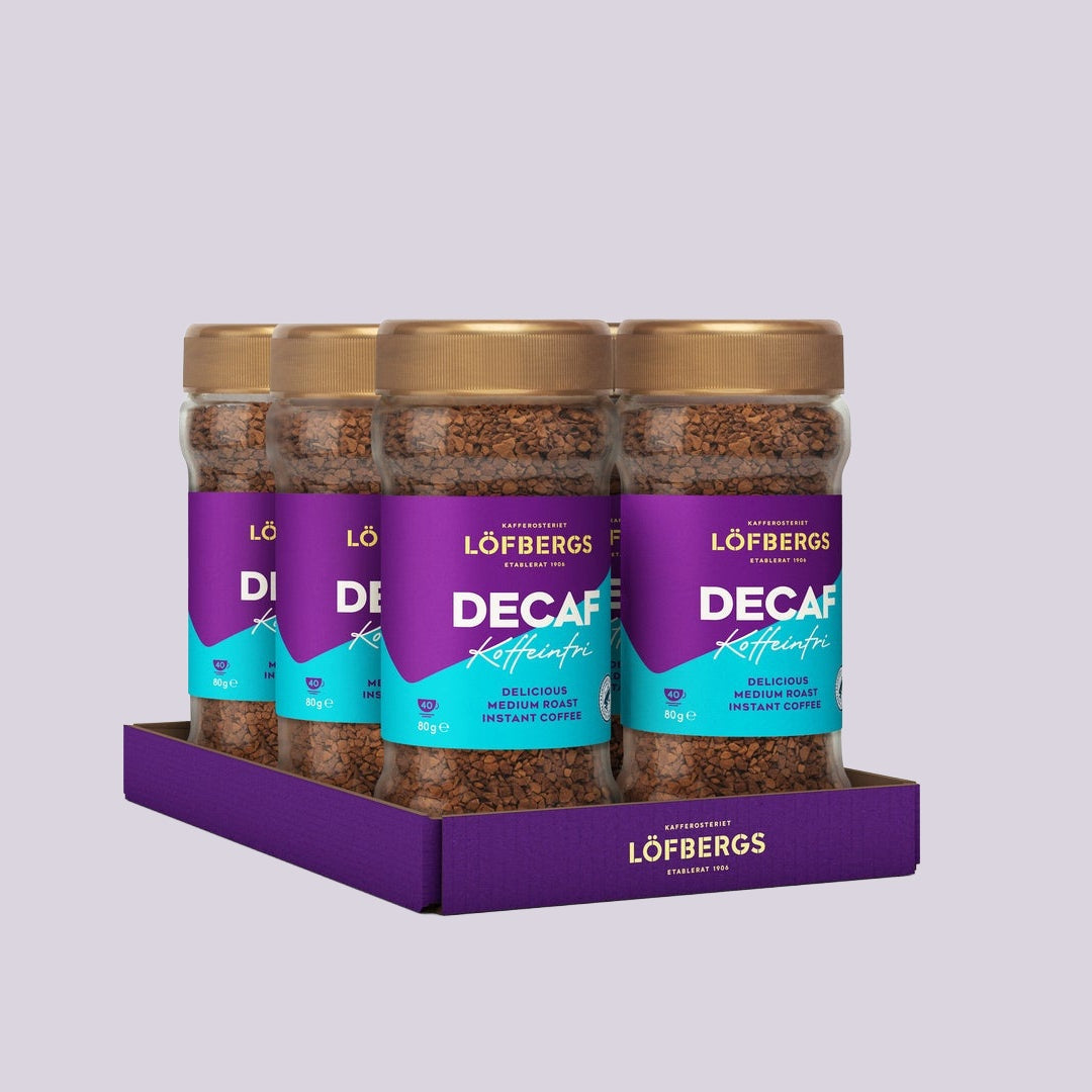 Decaf -kofeiiniton pikakahvi x 6 kpl
