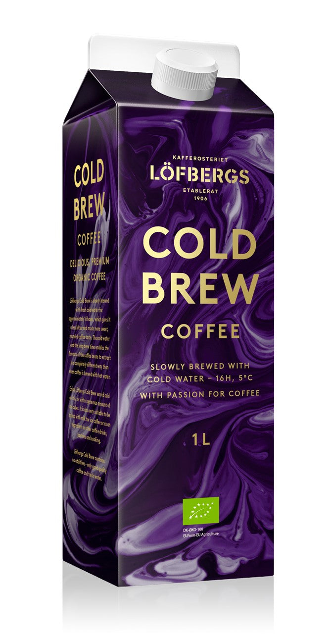 Cold Brew Coffee 1 L Luomu (8kpl)