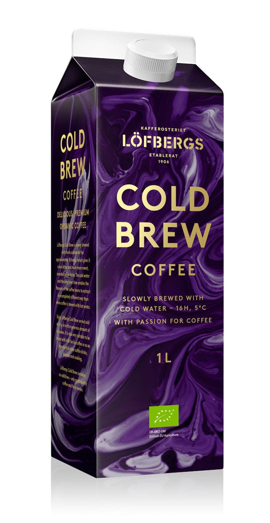 Cold Brew Coffee 1 L Luomu (8kpl)