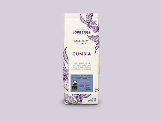 Cumbia 500g papukahvi x 8kpl