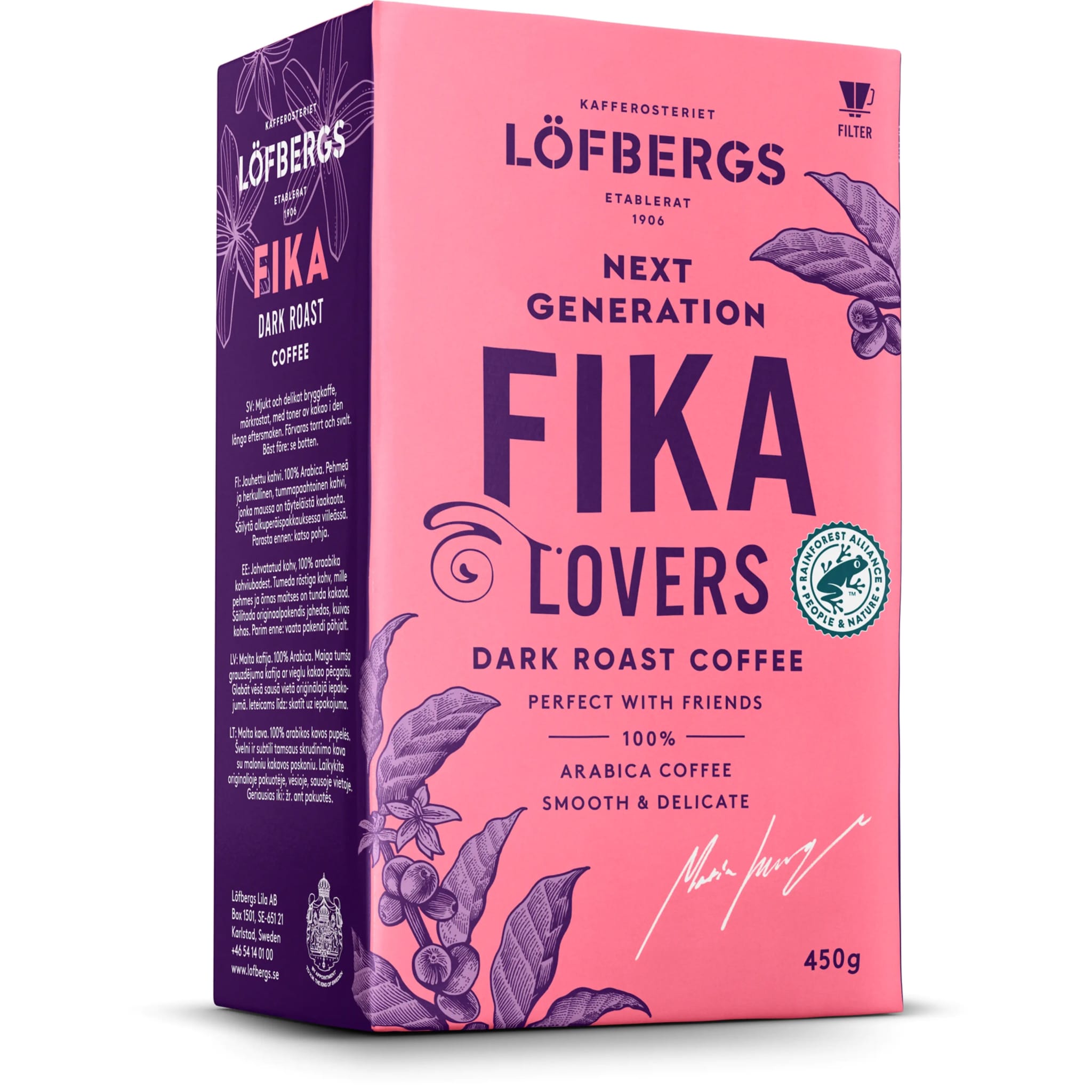 NGCL Fika Dark Roast 450g - Suodatinkahvi