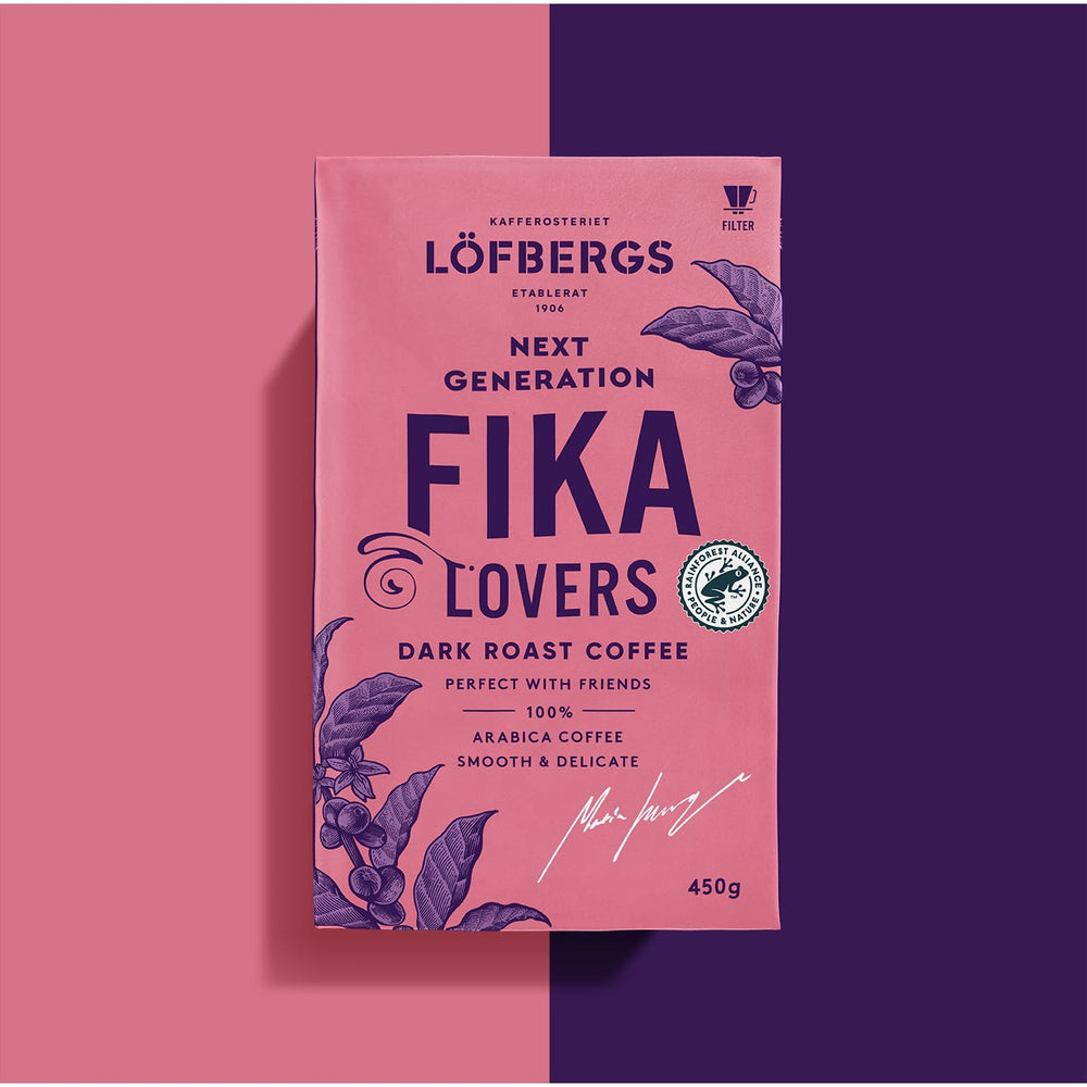 NGCL Fika Dark Roast 450g x 12kpl - Suodatinkahvi