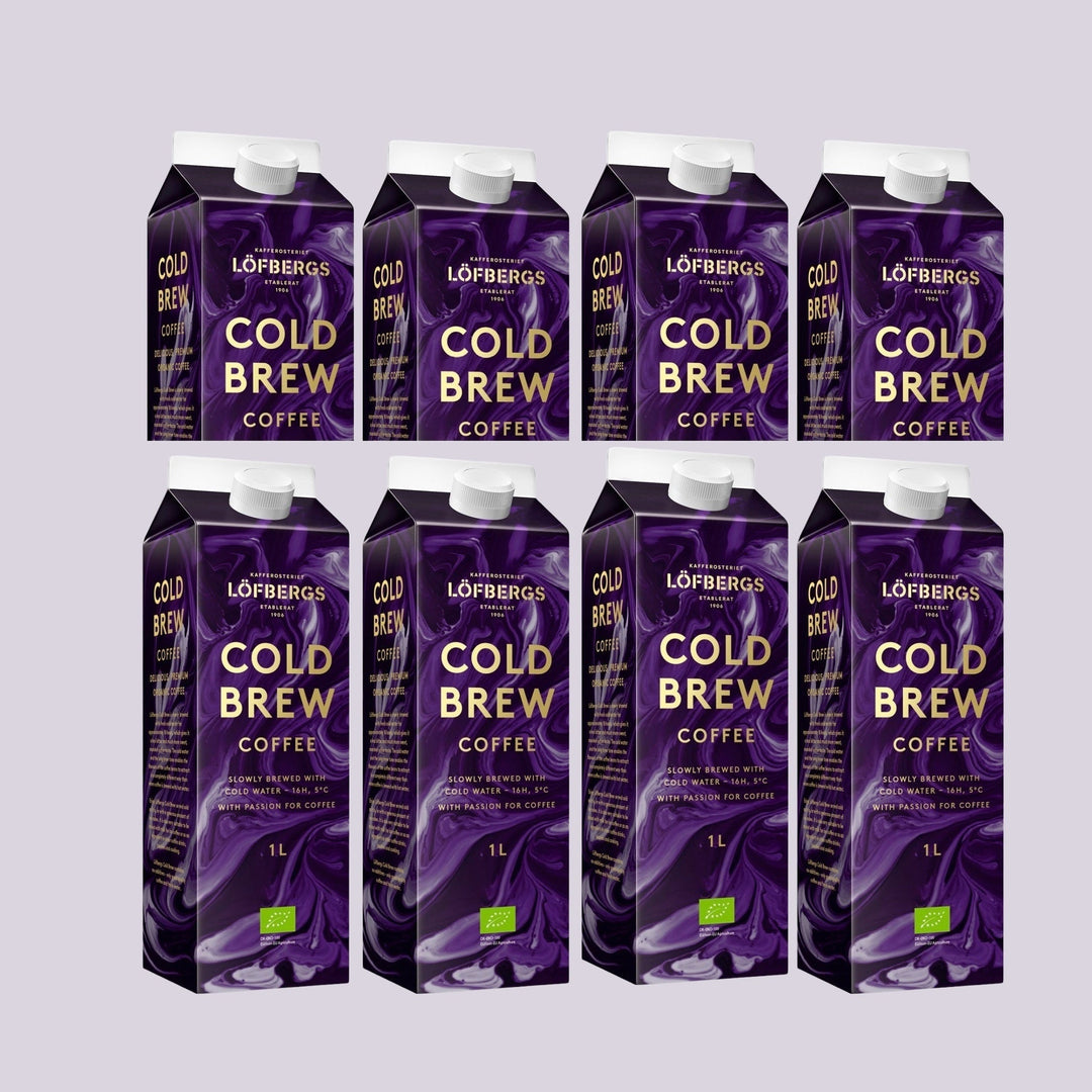 Cold Brew Coffee 1 L Luomu (8kpl)