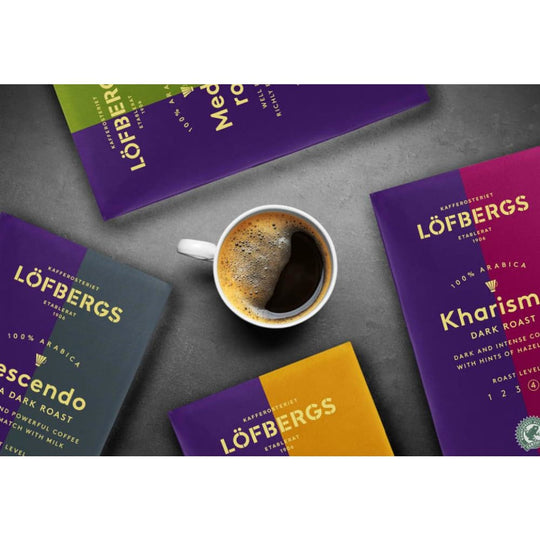 Löfbergs Crescendo 500g esillä