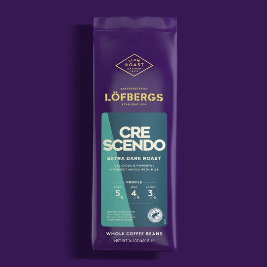Löfbergs Crescendo kahvipavut 400g -kahvipakkaus