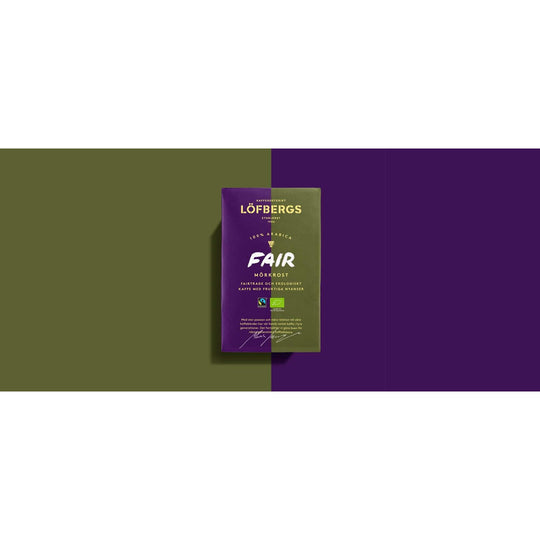 Löfbergs Fair Dark Roast 450g Luomu, toinen kuvakulma