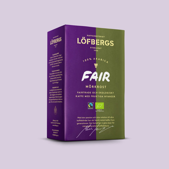 Löfbergs Fair Dark Roast 450g Luomu -kahvipakkaus