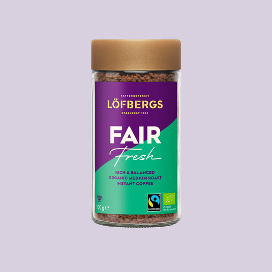 Löfbergs Fair Fresh Instant Coffee 100g -kahvipakkaus