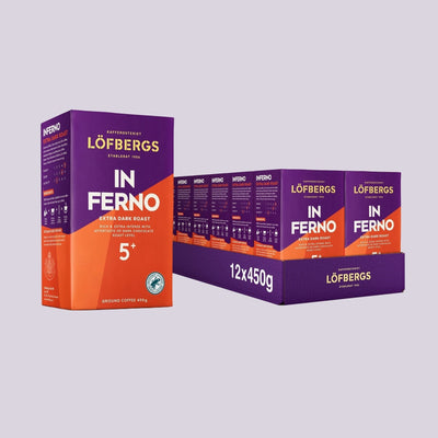 Inferno Extra Dark Roast 450g x 12kpl