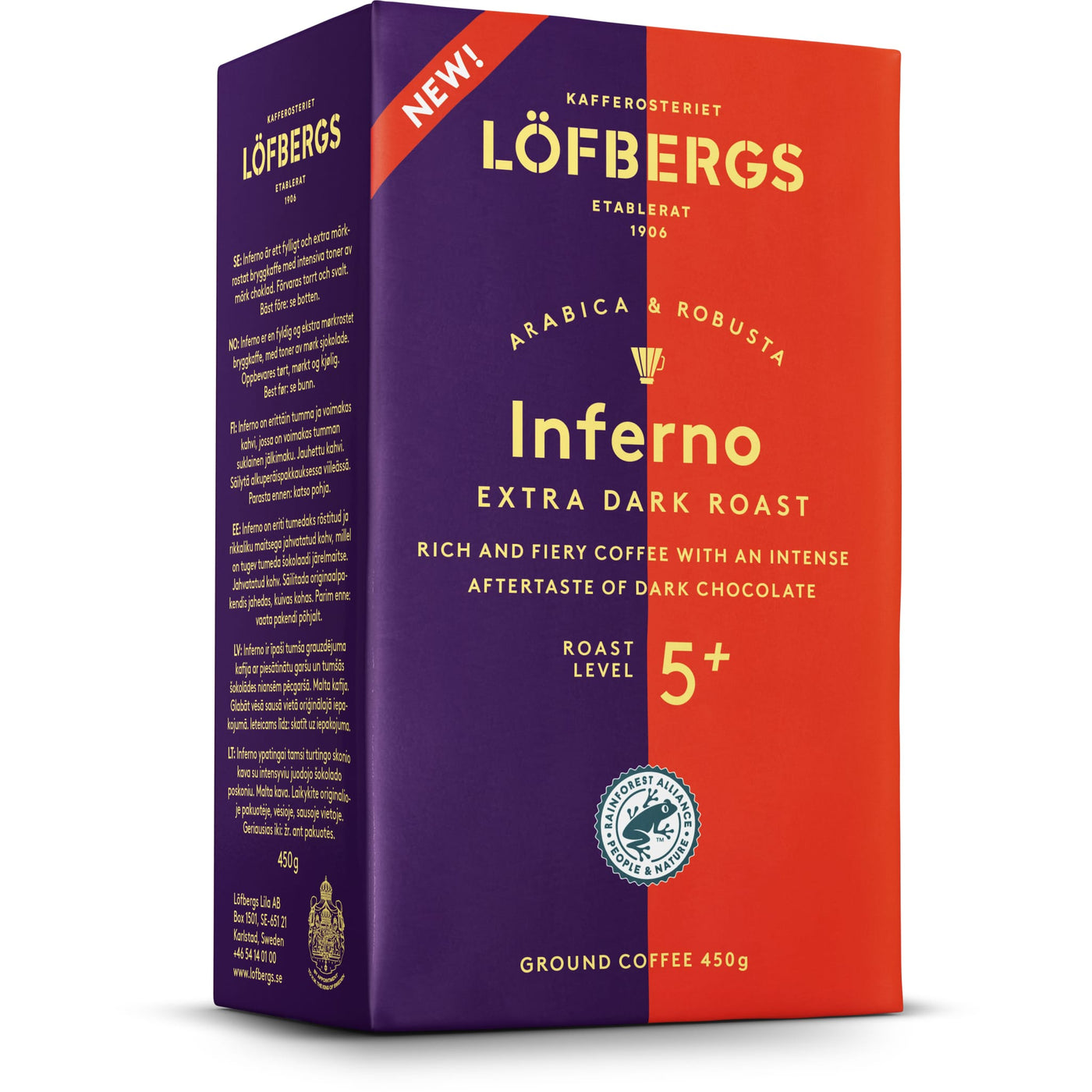 Inferno Extra Dark Roast 450g - Suodatinkahvi